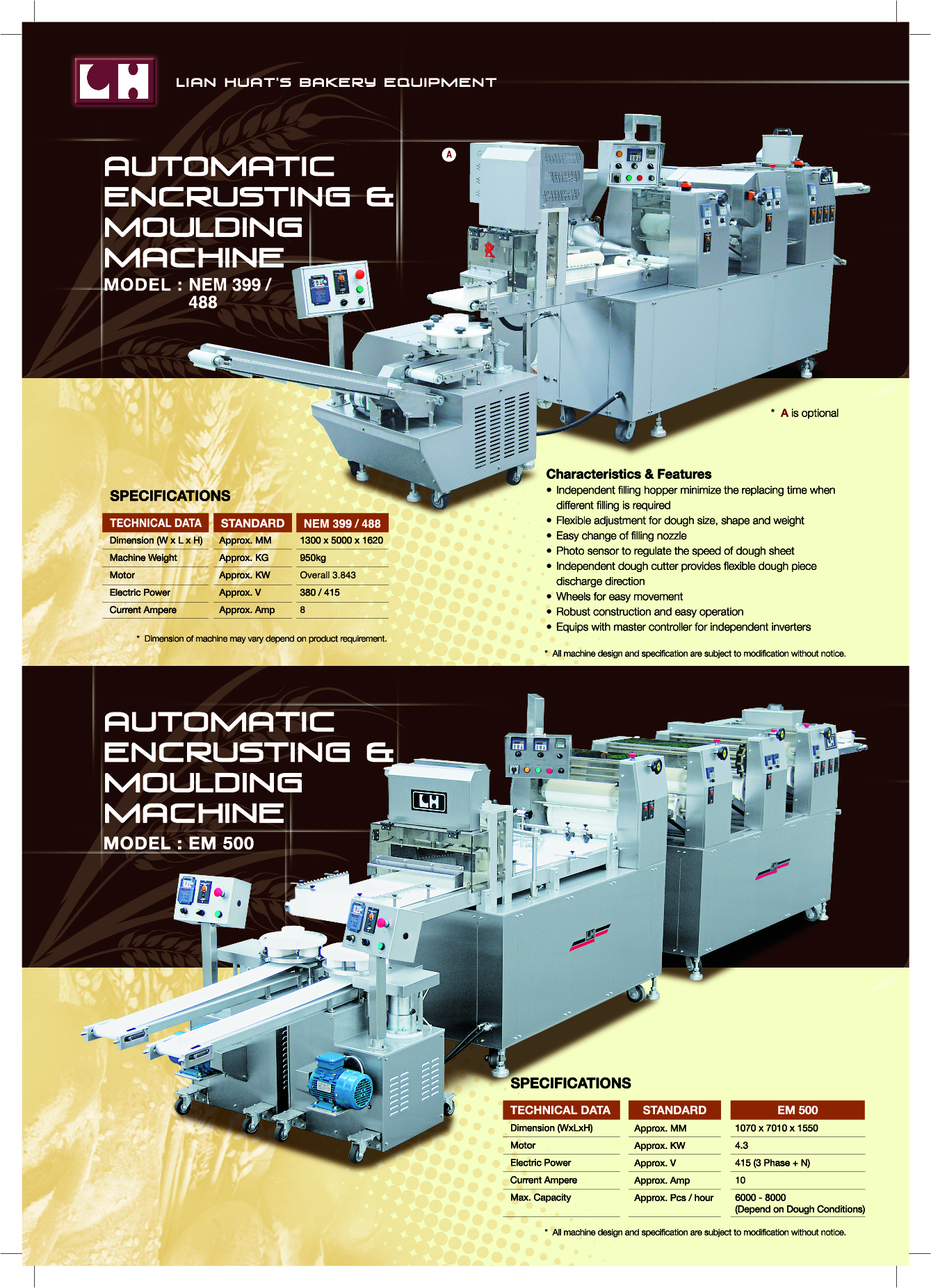 Lian Huat Machinery Sdn Bhd catalogue page 2